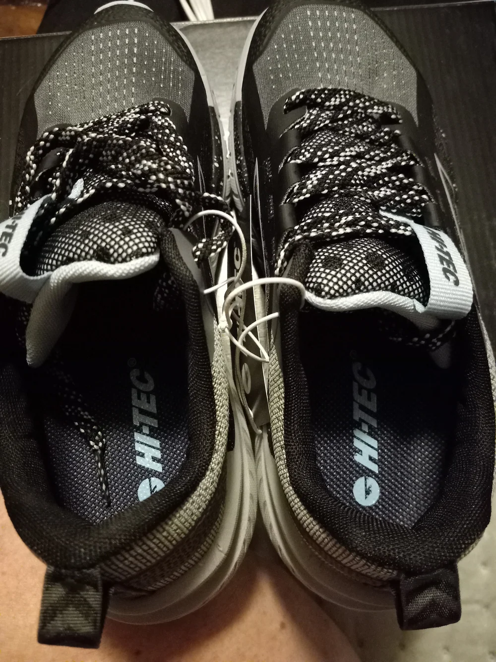 Hi-Tec Women's Black Gray Athletic Sneakers